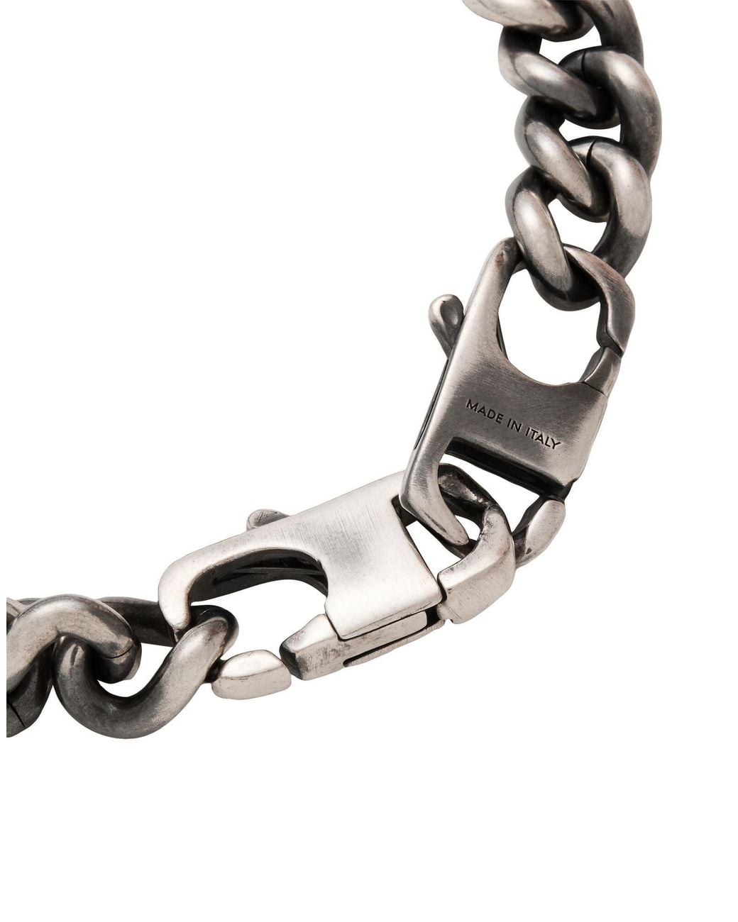 MM6 by Maison Margiela Metallic Metal Lobster Clasp Bracelet