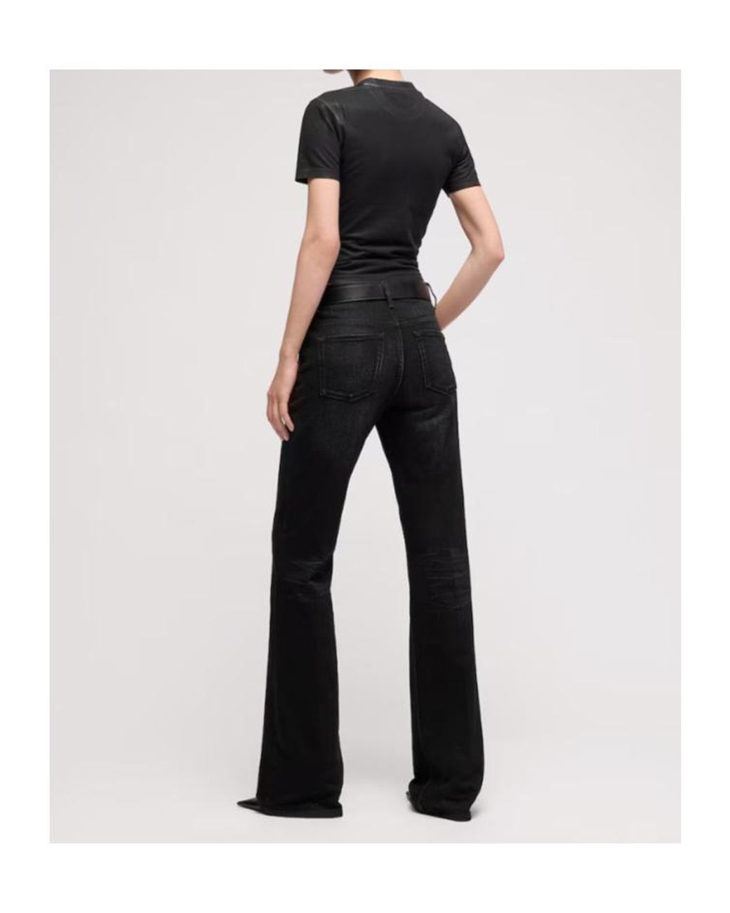 Gucci Black Technical Cotton Jersey T-Shirt With Print