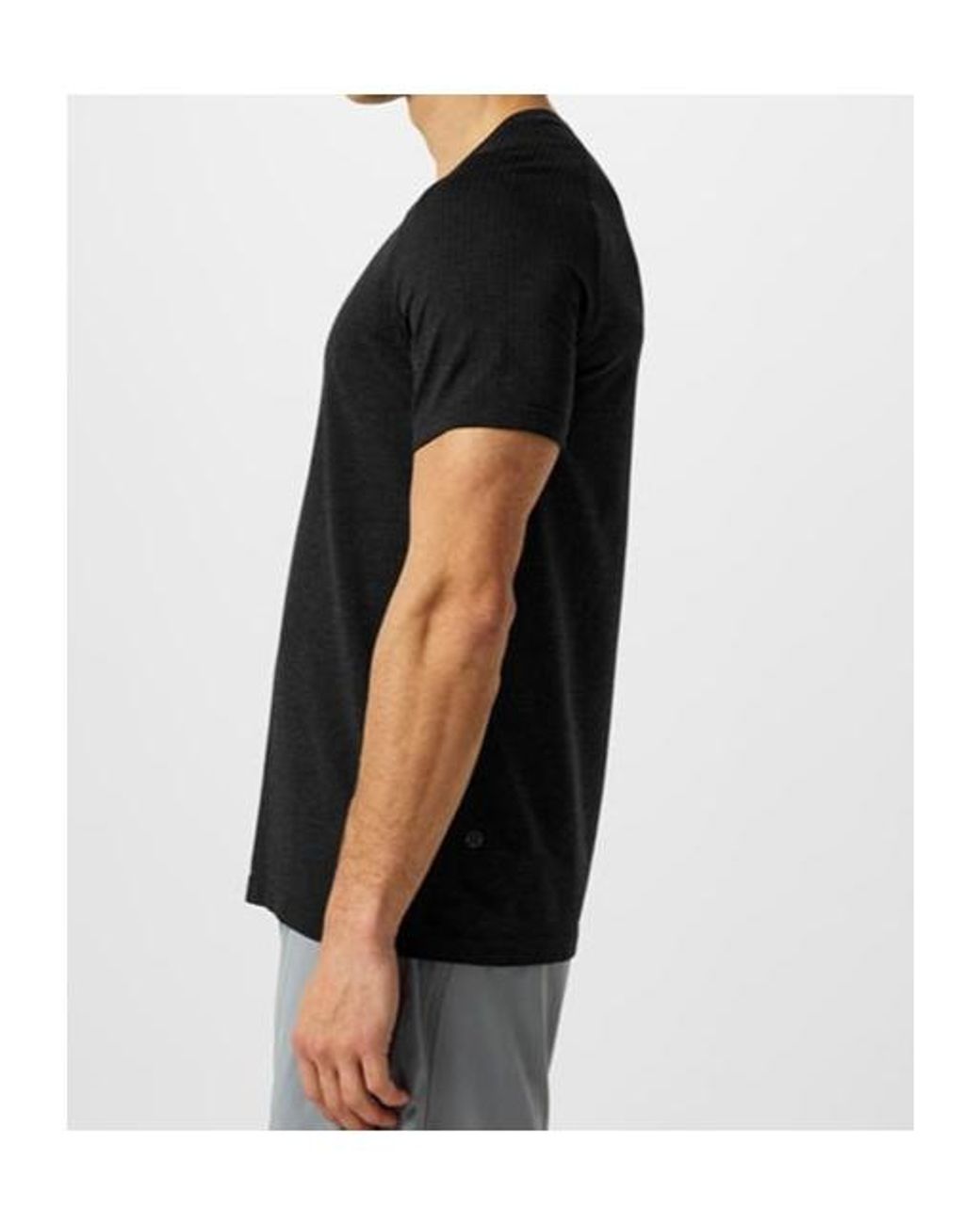lululemon athletica Black Metal Vent Tech 2.5 Stretch Jersey T-Shirt for men