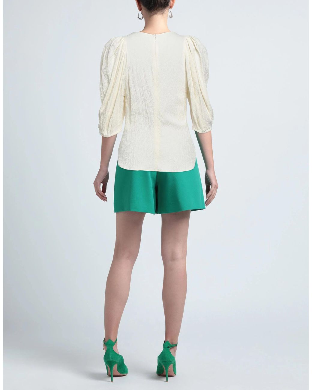 Isabel Marant White Plain Colour Top
