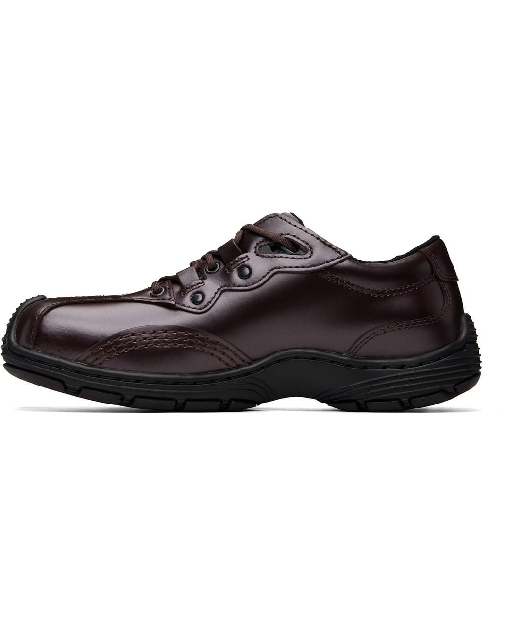 Dr. Martens Brown Aurix 51 Lace-Up Panelled Derby Shoes for men