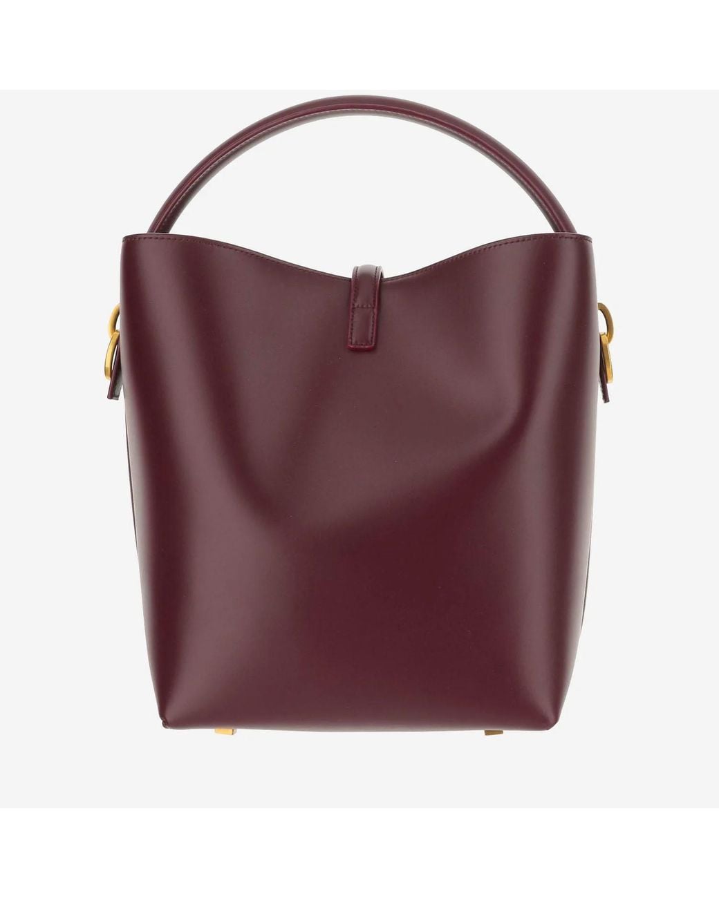 Saint Laurent Purple Le 37 Logo Plaque Shoulder Bag