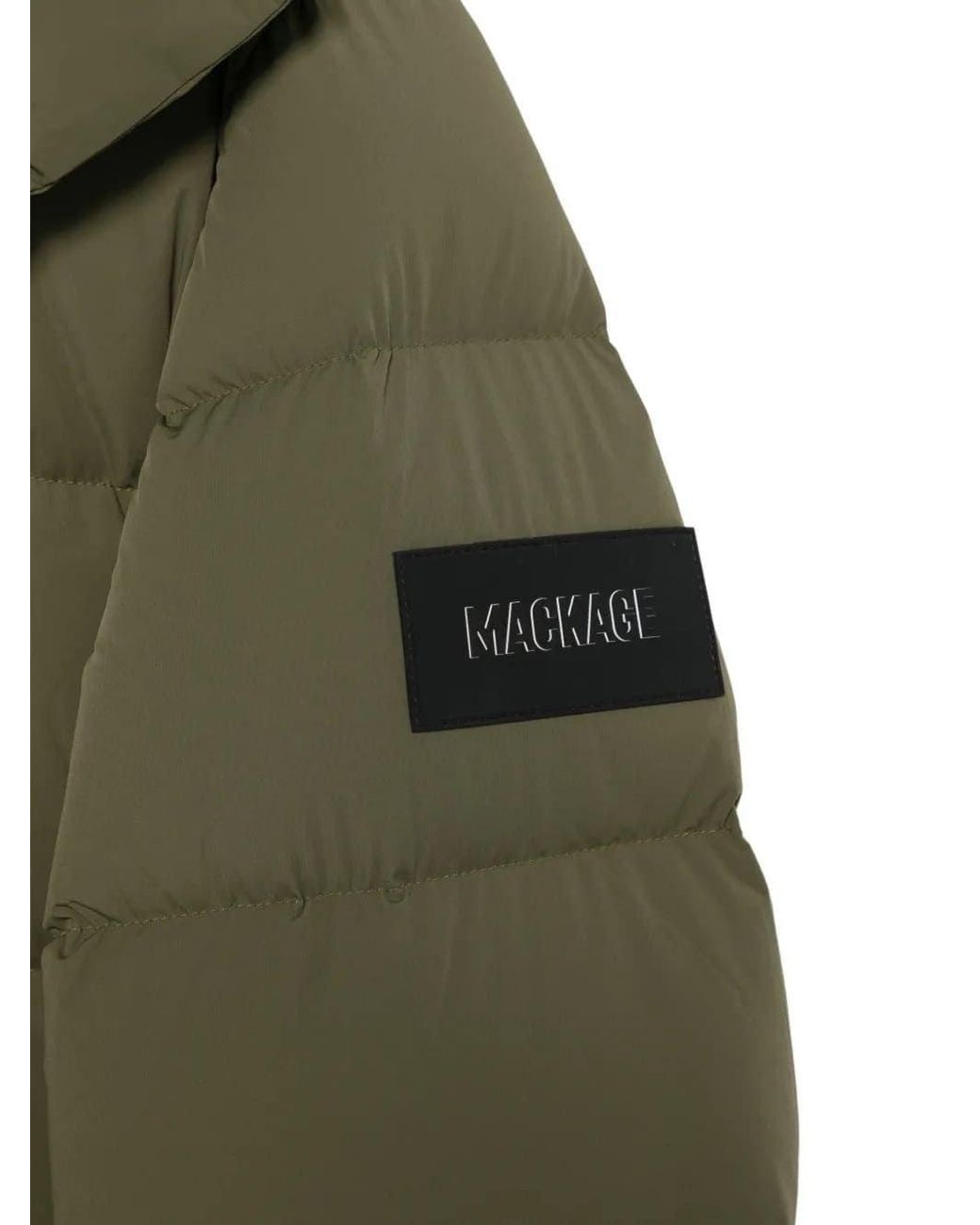 Mackage Green Quilted Hooded Jacket for men