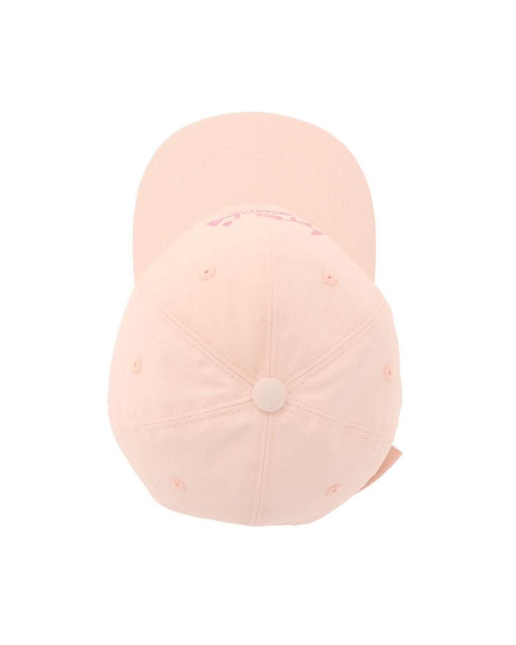 Stella McCartney Pink Logo-Print Flat-Peak Cap