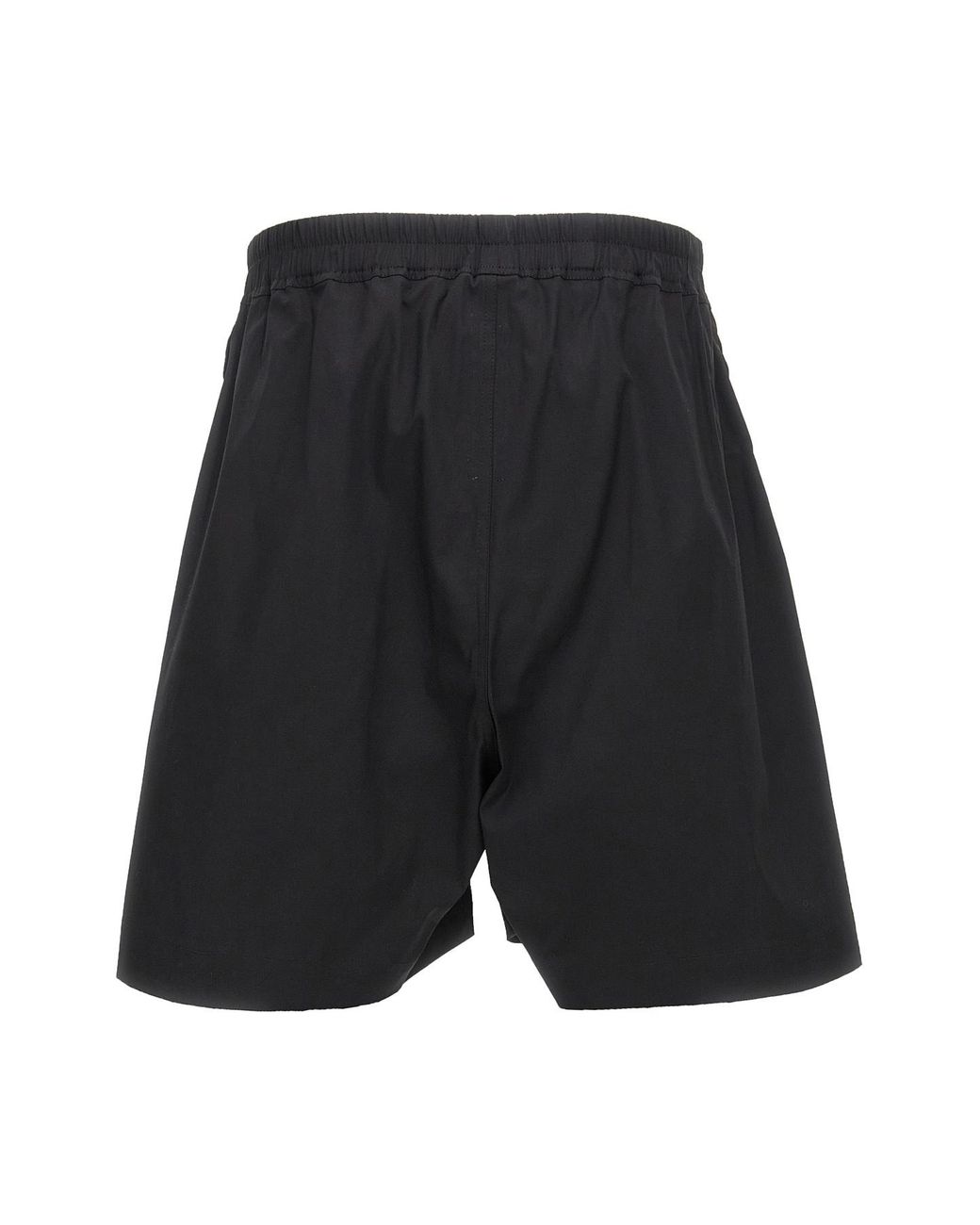 Rick Owens Black Drawstring Bermuda Shorts for men