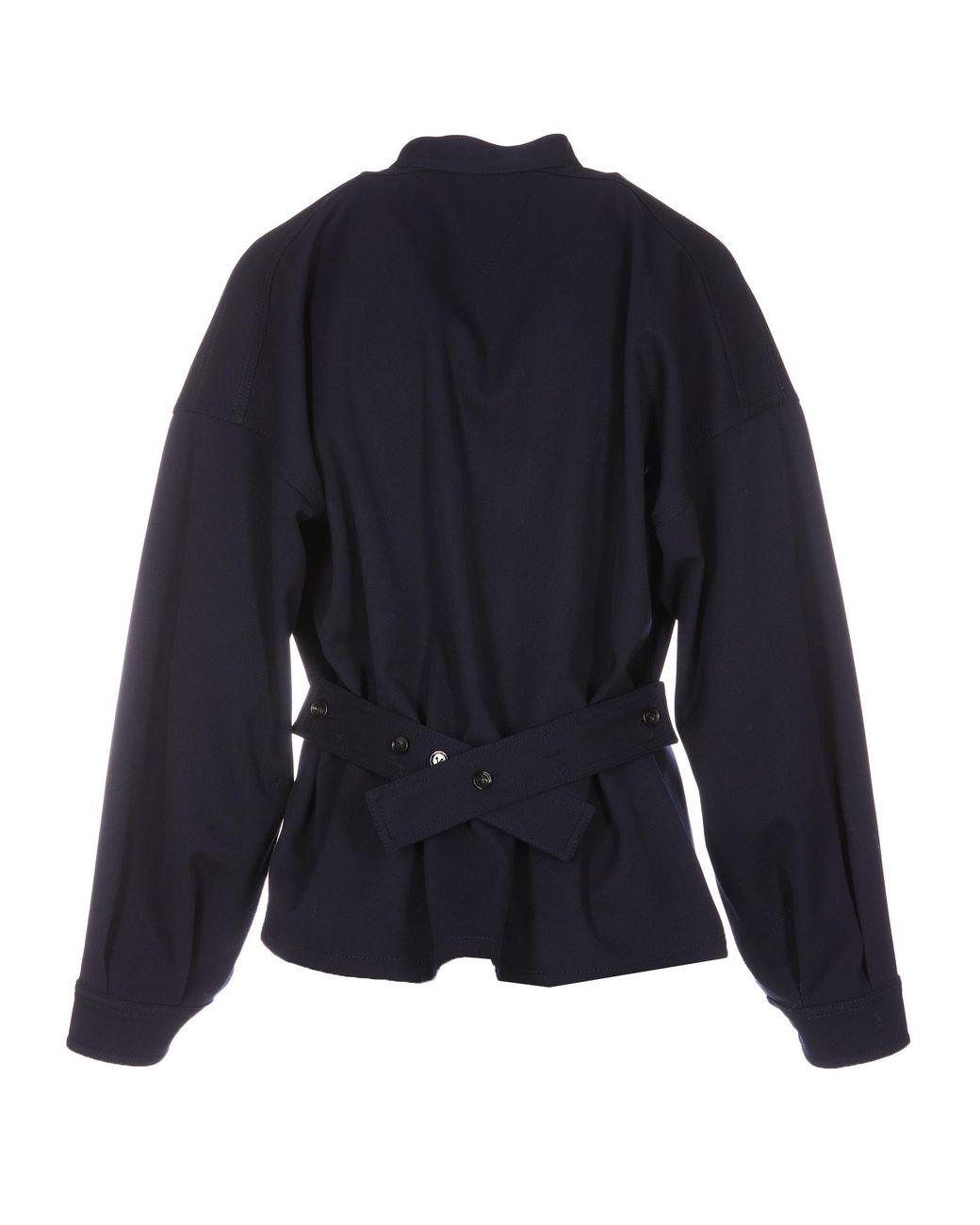 Bottega Veneta Blue Wool-Blend Shirt