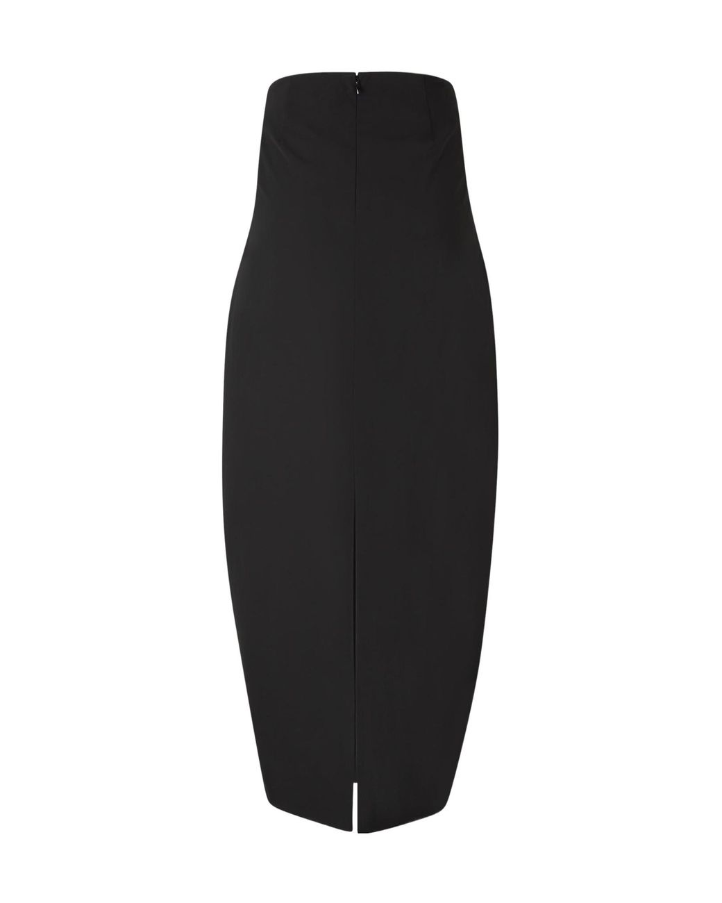 Khaite Black Lauson Midi Skirt