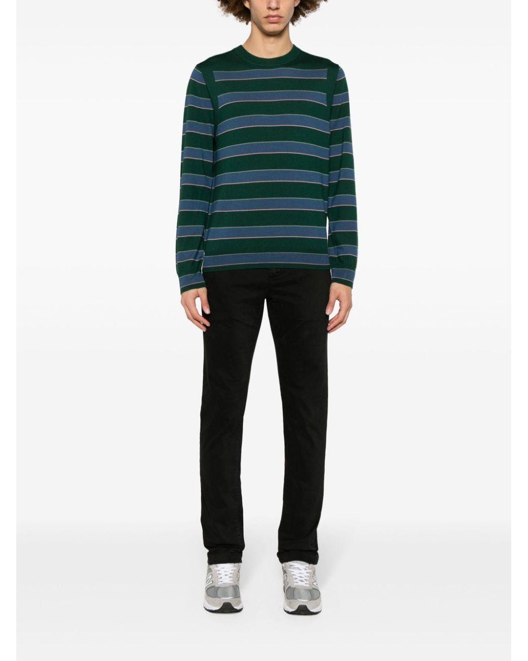 Jacob Cohen Black Bobby Mid-Rise Tapered Chinos for men