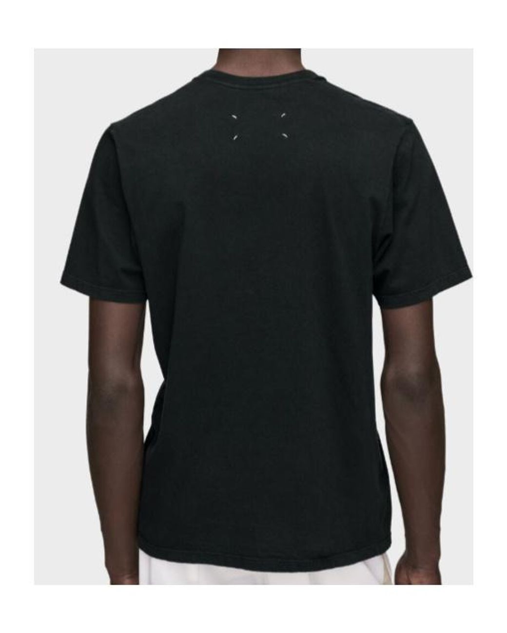 Maison Margiela Black Taped T-Shirt for men