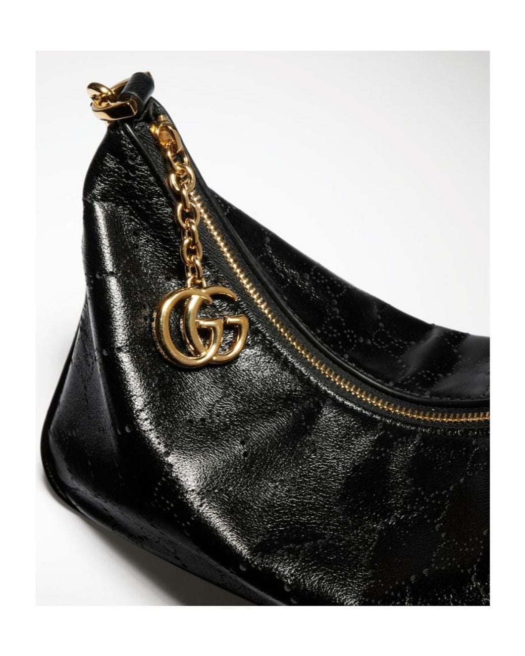 Gucci Black Lady Lunetta Chain Small Shoulder Bag