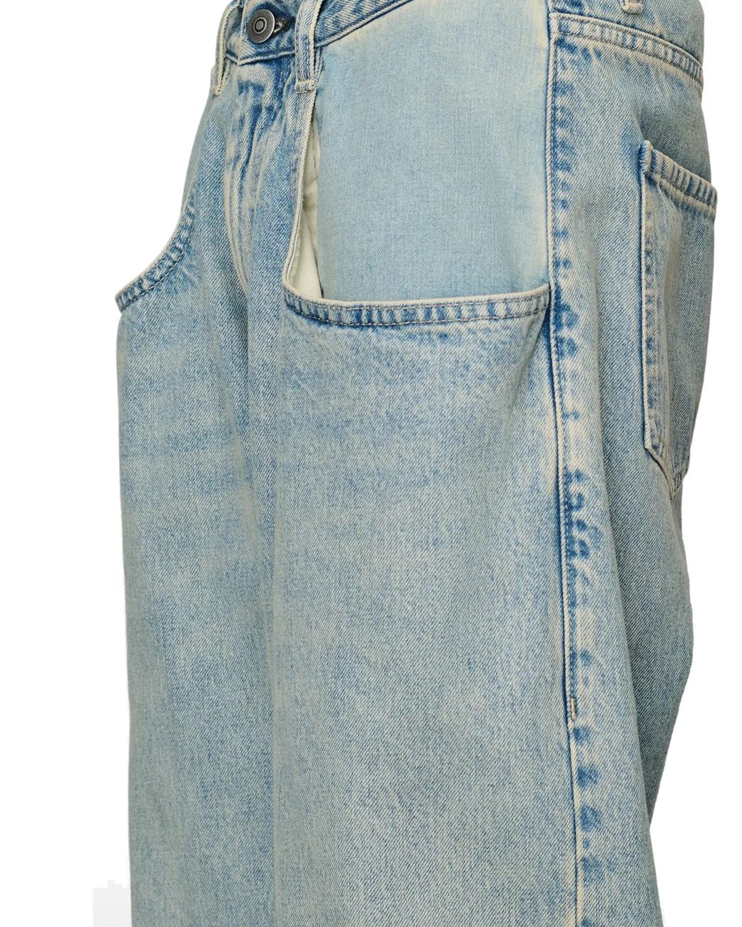 Maison Margiela Blue Wide-Leg Jeans