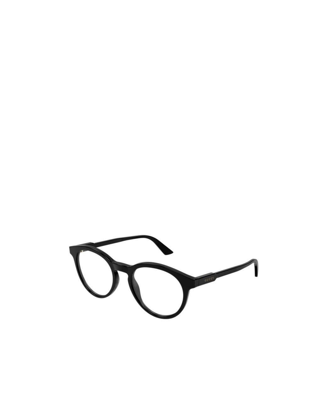 Gucci White Eyewear Round Frame Glasses for men