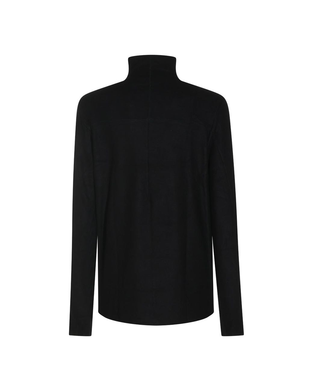 Thom Krom Black Long Sleeve Turtleneck T-Shirt for men