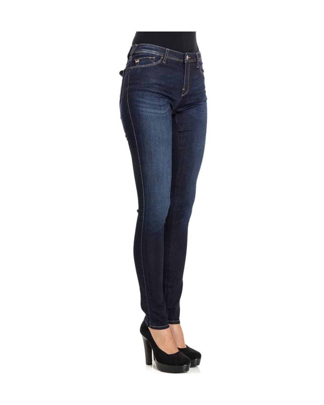 Armani Jeans Blue Logo Details Jeans