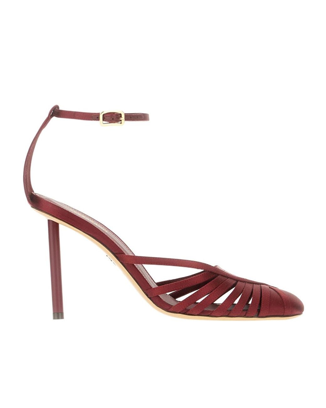 Ferragamo Pink Cutout High Heel Sandals