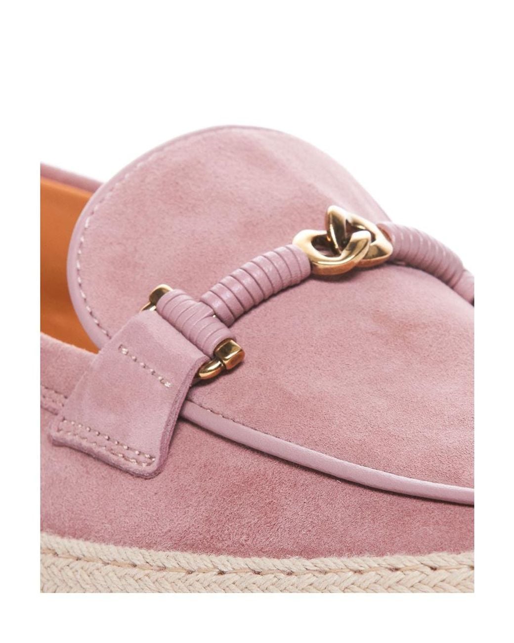 Tod's Pink Gomma Slip-On Loafers
