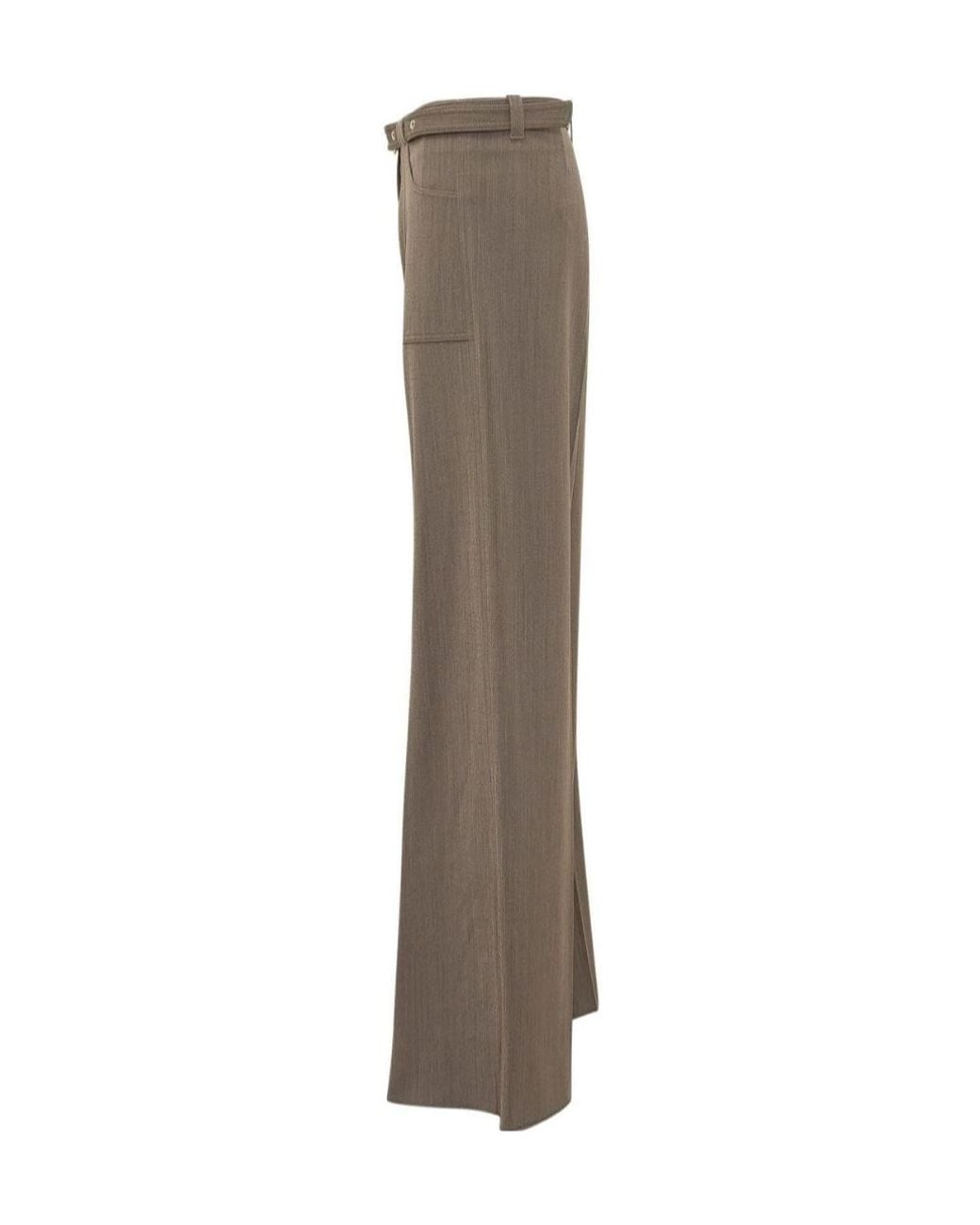 Seafarer Brown Trieste Belted Wide-Leg Pants