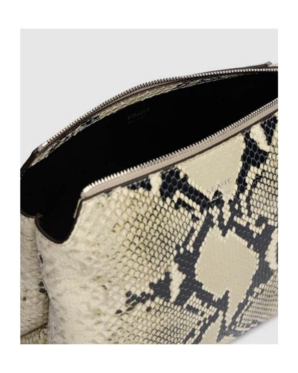 Khaite Metallic Shoulder Bag With Strap