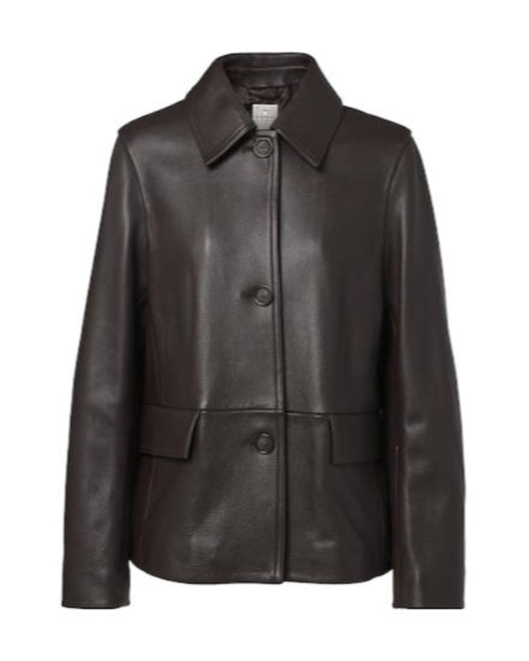 Totême Black Leather Jacket