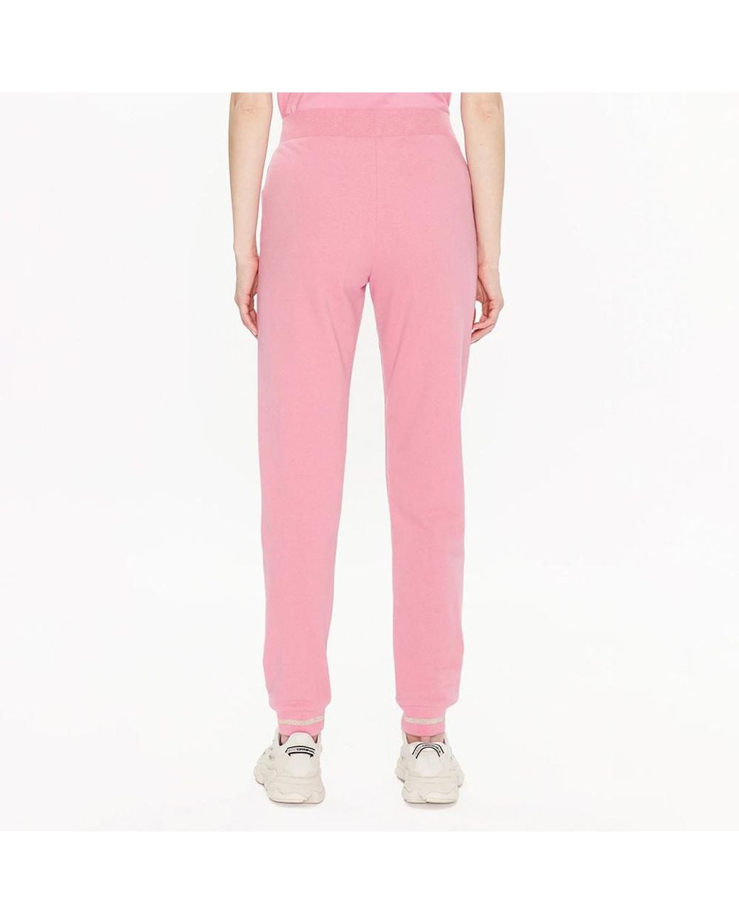 EA7 Pink Logo Sweatpants