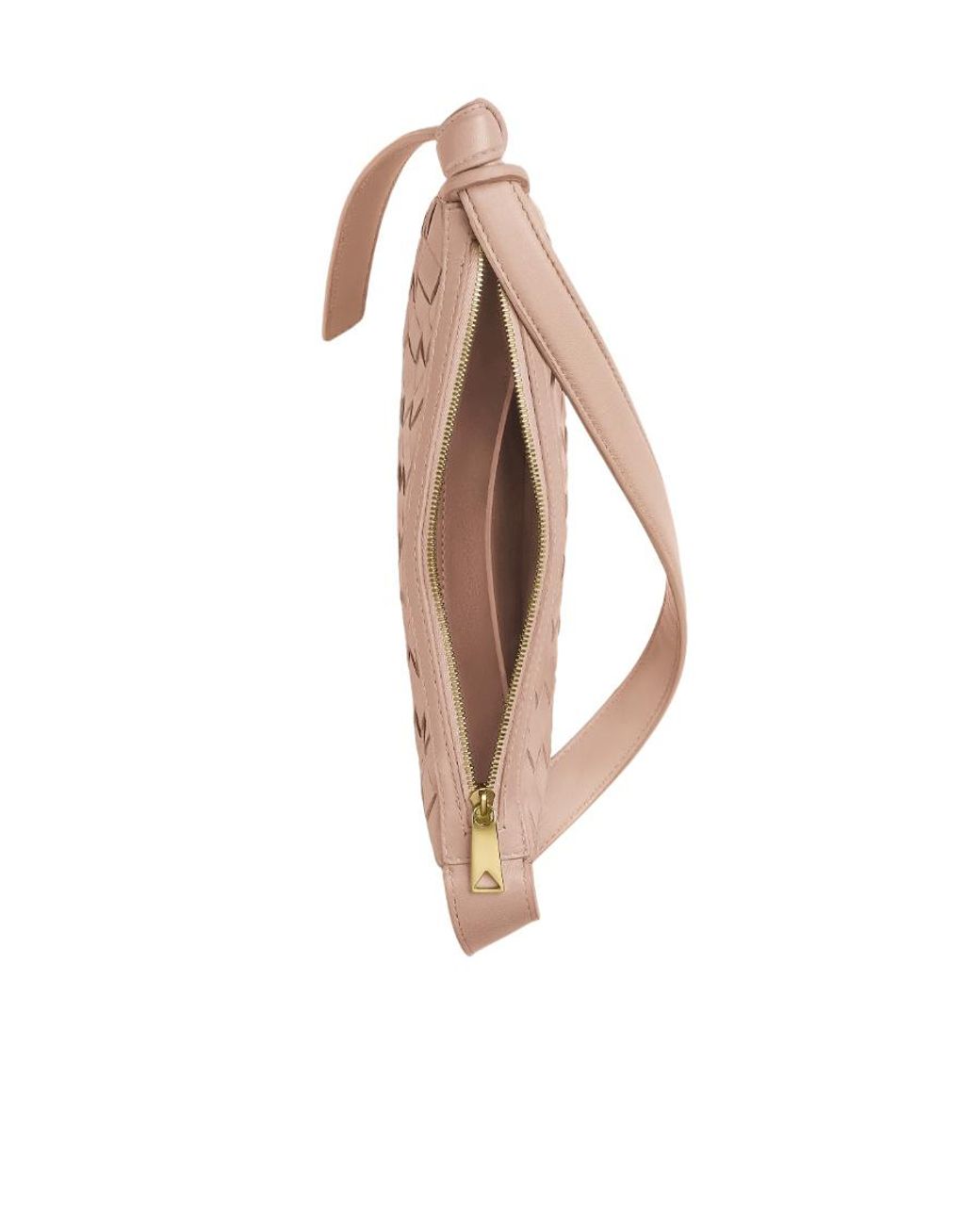 Bottega Veneta Pink Sunrise Zipped Mini Shoulder Bag