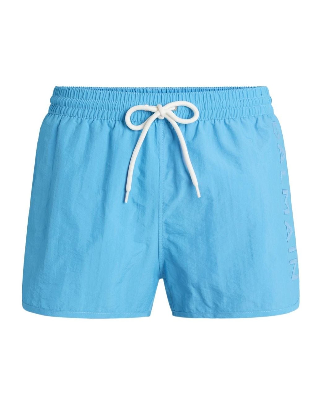 Balmain Blue Logo Swim Shorts for men