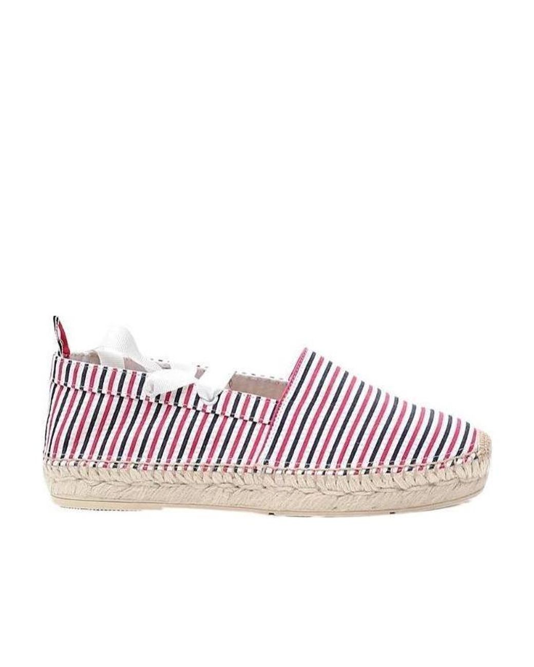 Thom Browne Purple Ankle Strap Espadrilles