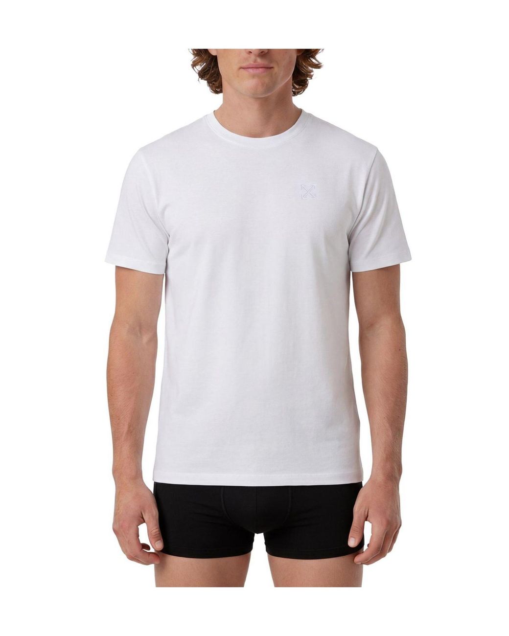 Off-White c/o Virgil Abloh White Simple T-Shirt for men