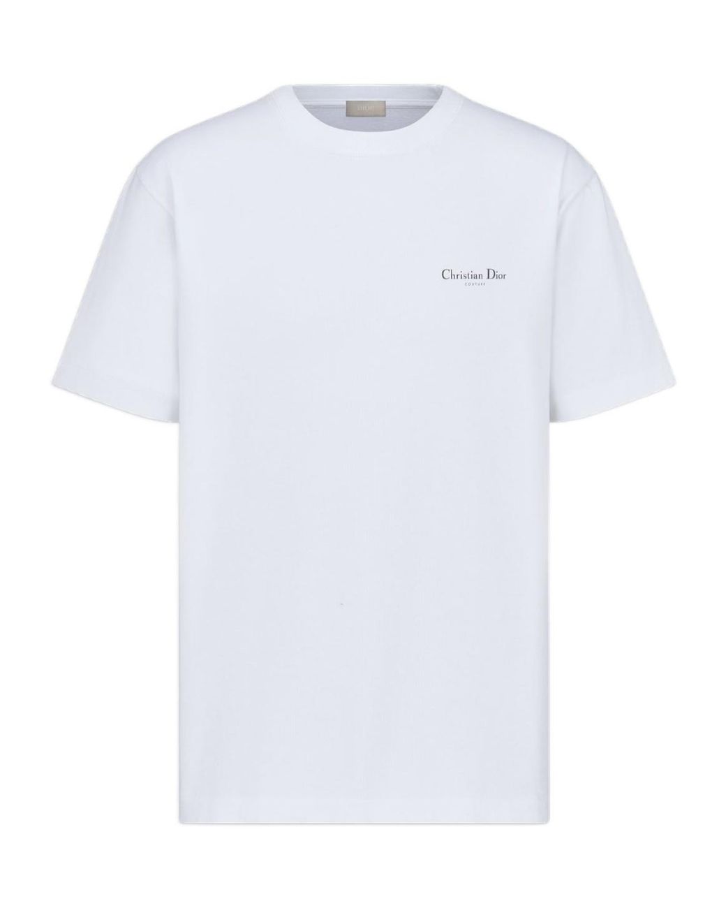 Christian Dior Tシャツ・カットソー 白 4202224D0005 Christian Dior Cotton & linen T-shirt XL Ladies' White