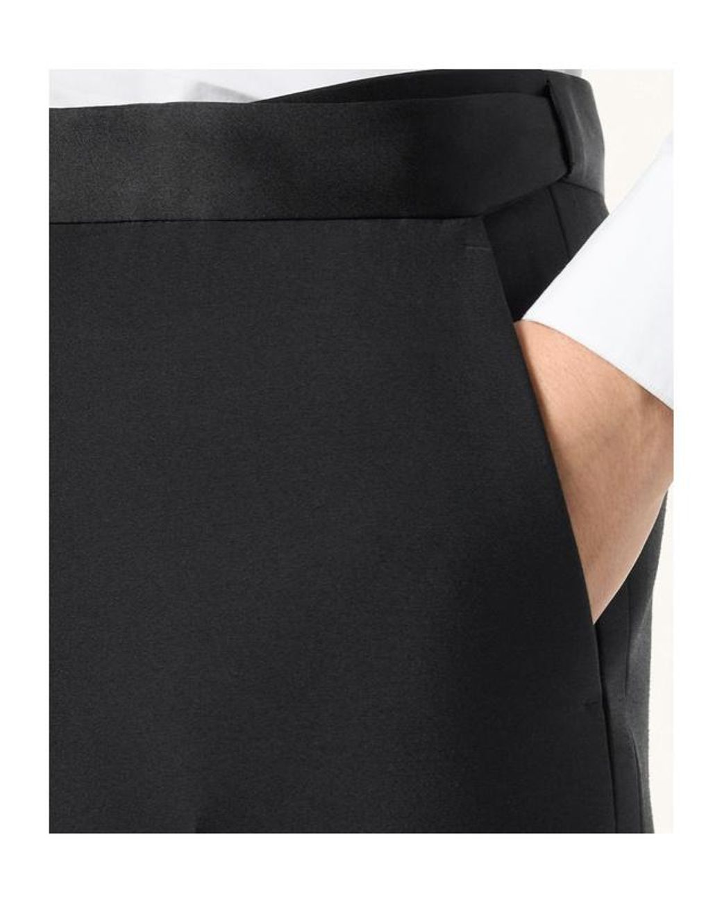 Loro Piana Black Jacey Trousers for men