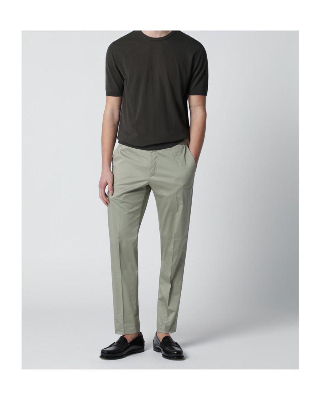 Pt Pantaloni Green Pt Torino Slim-Fit Pants for men