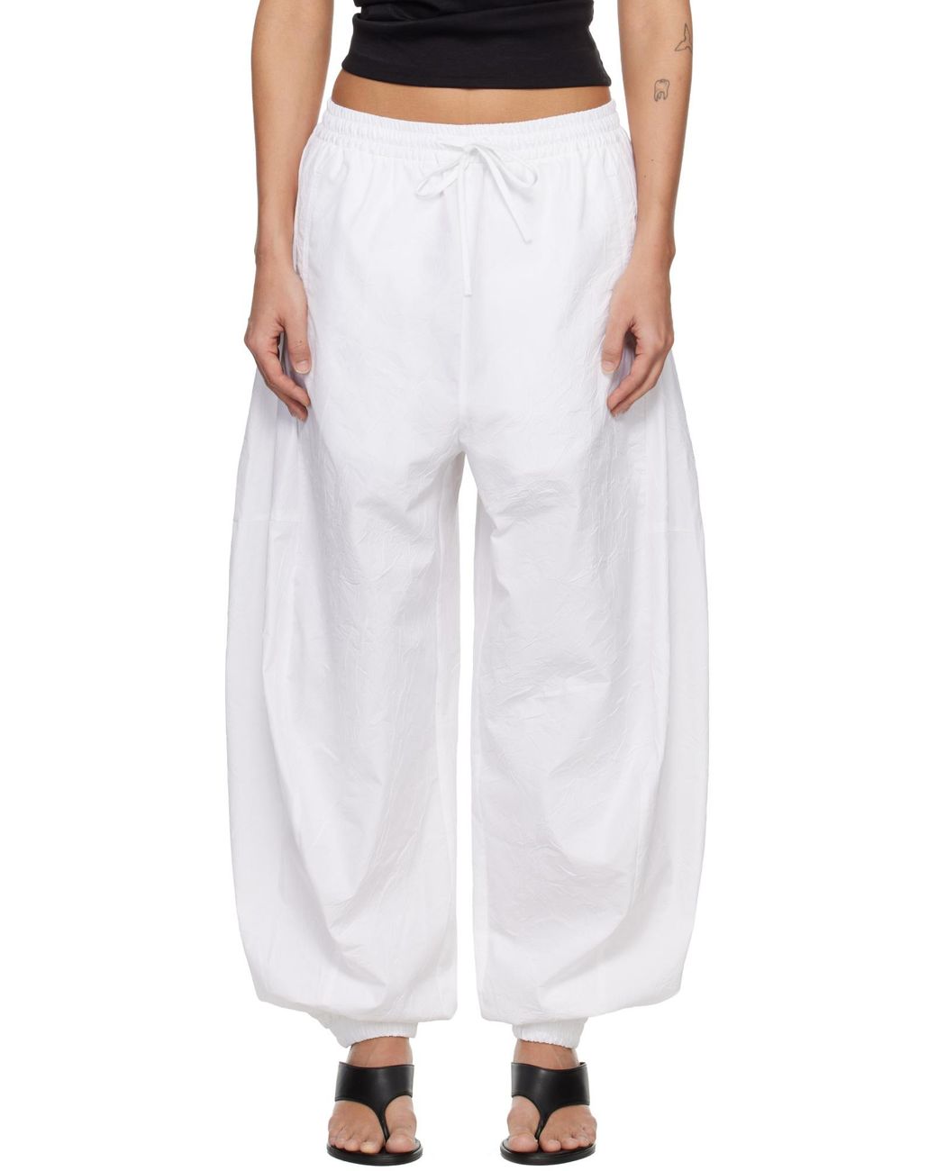 Rohe White Balloon Drawstring Pants