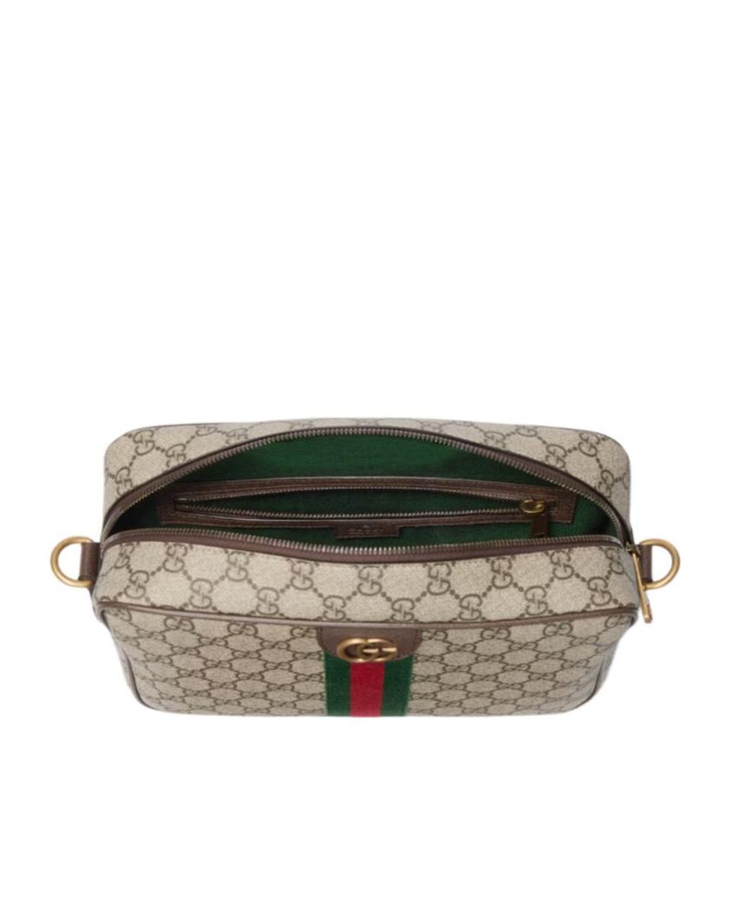 Gucci Gray Ophidia Medium Crossbody Bag for men
