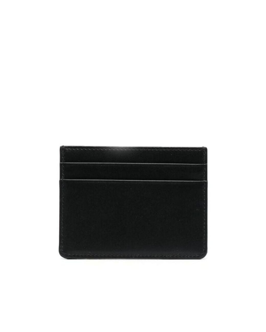 Dolce & Gabbana Black Logo Plaque Card Holder for men
