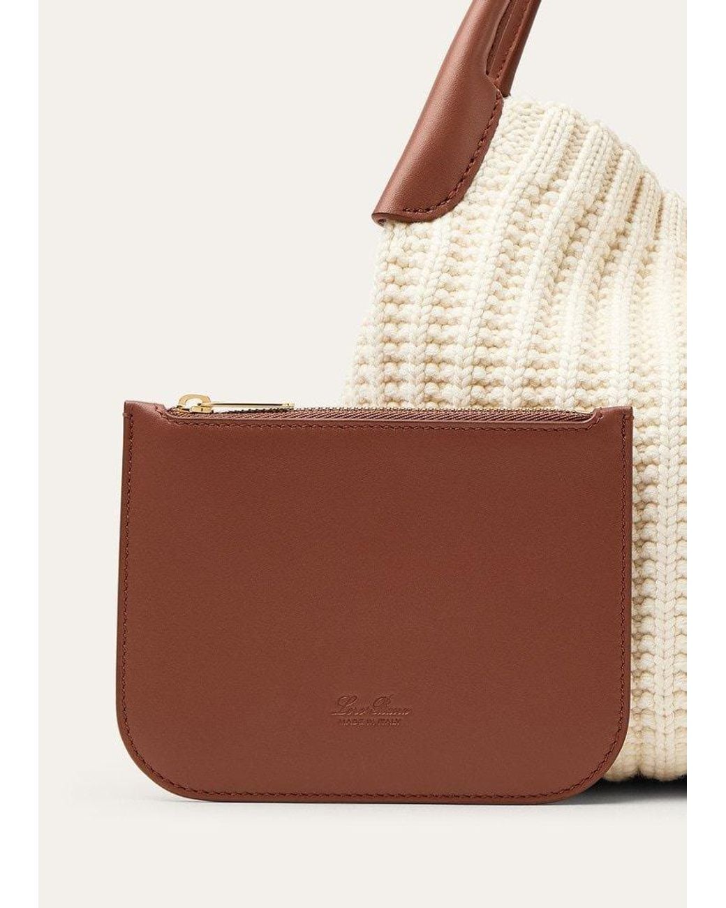Loro Piana Natural Small Bale Bag