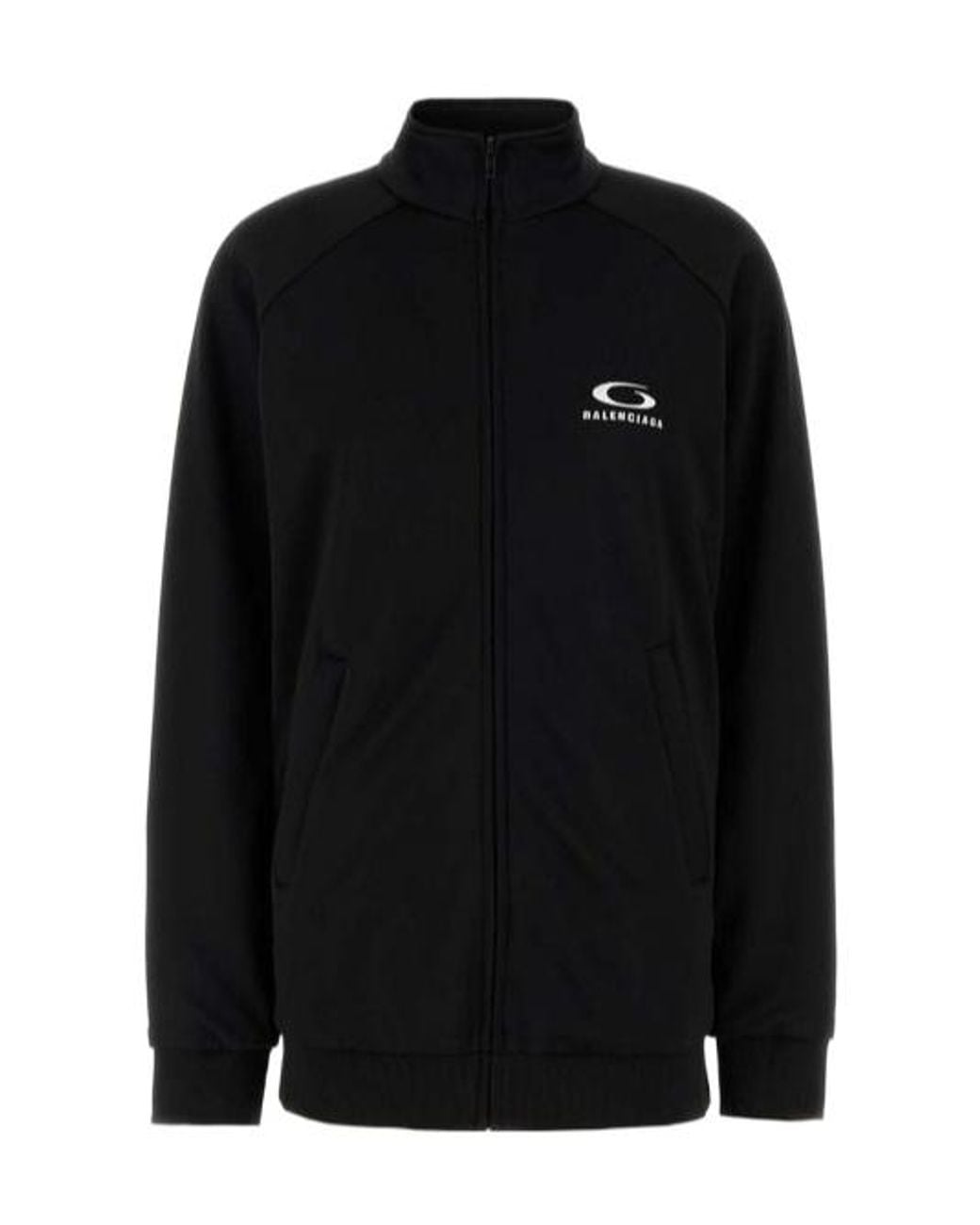 Balenciaga Black Back Cut-Out Tracksuit Dress