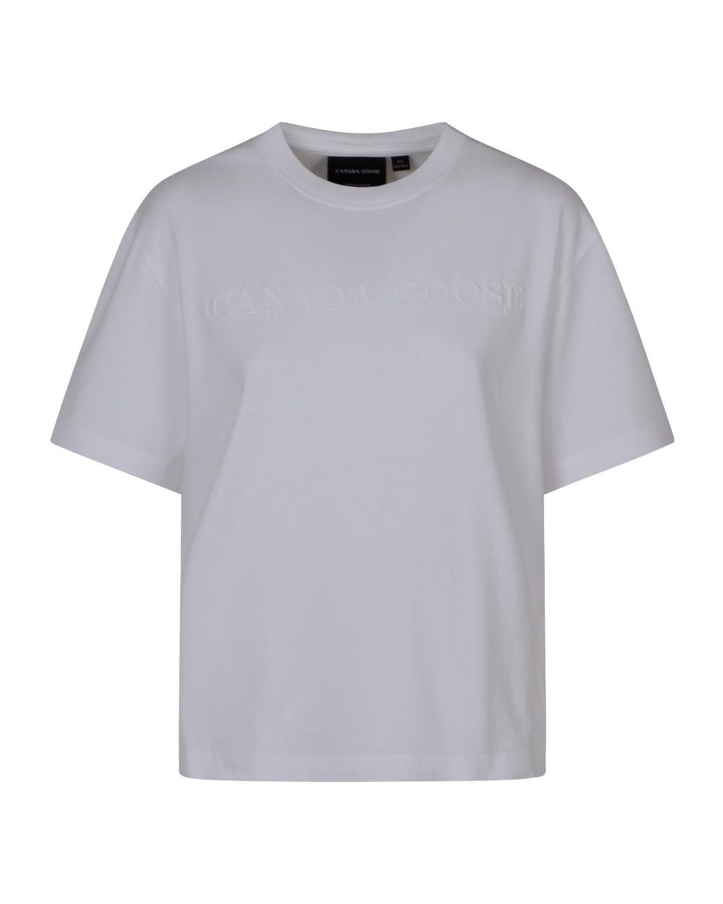 Canada Goose White Roam Round-Neck T-Shirt