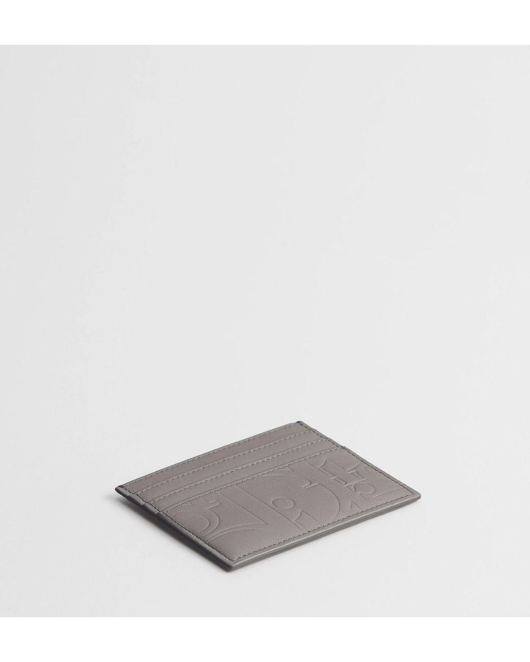 Dior Gray Card Holder for men