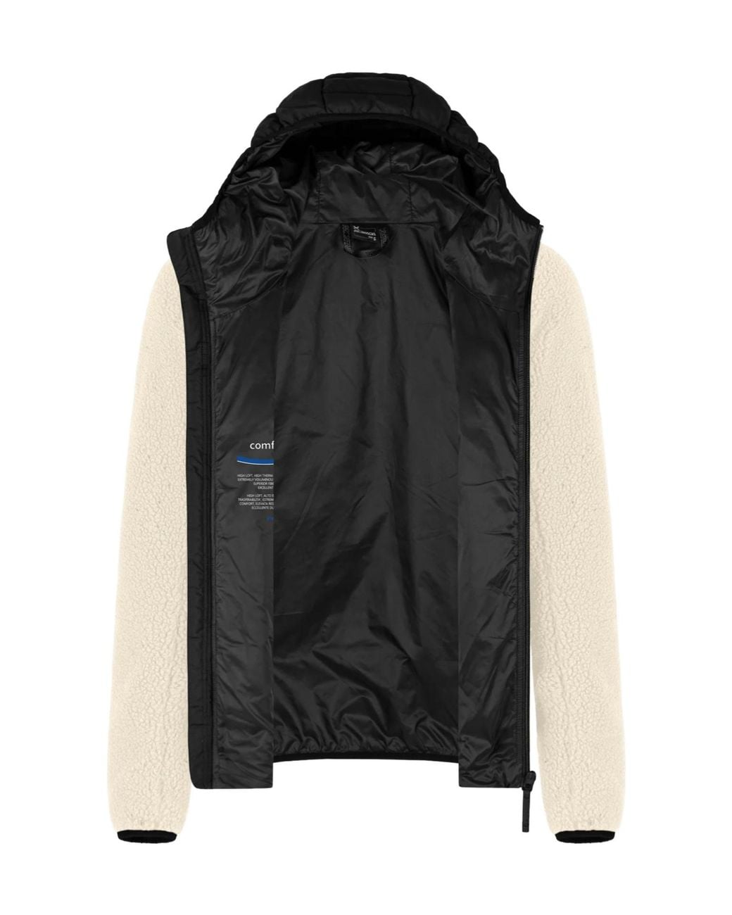 Montura Black Quilted Fleece-Texture Jacket
