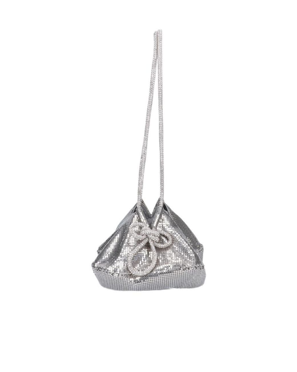 Kara White Cosmic Shoulder Bag