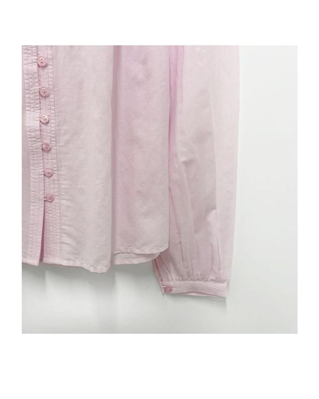 Isabel Marant Pink Isabel Marant Étoile Christa Ruffled Buttoned Blouse
