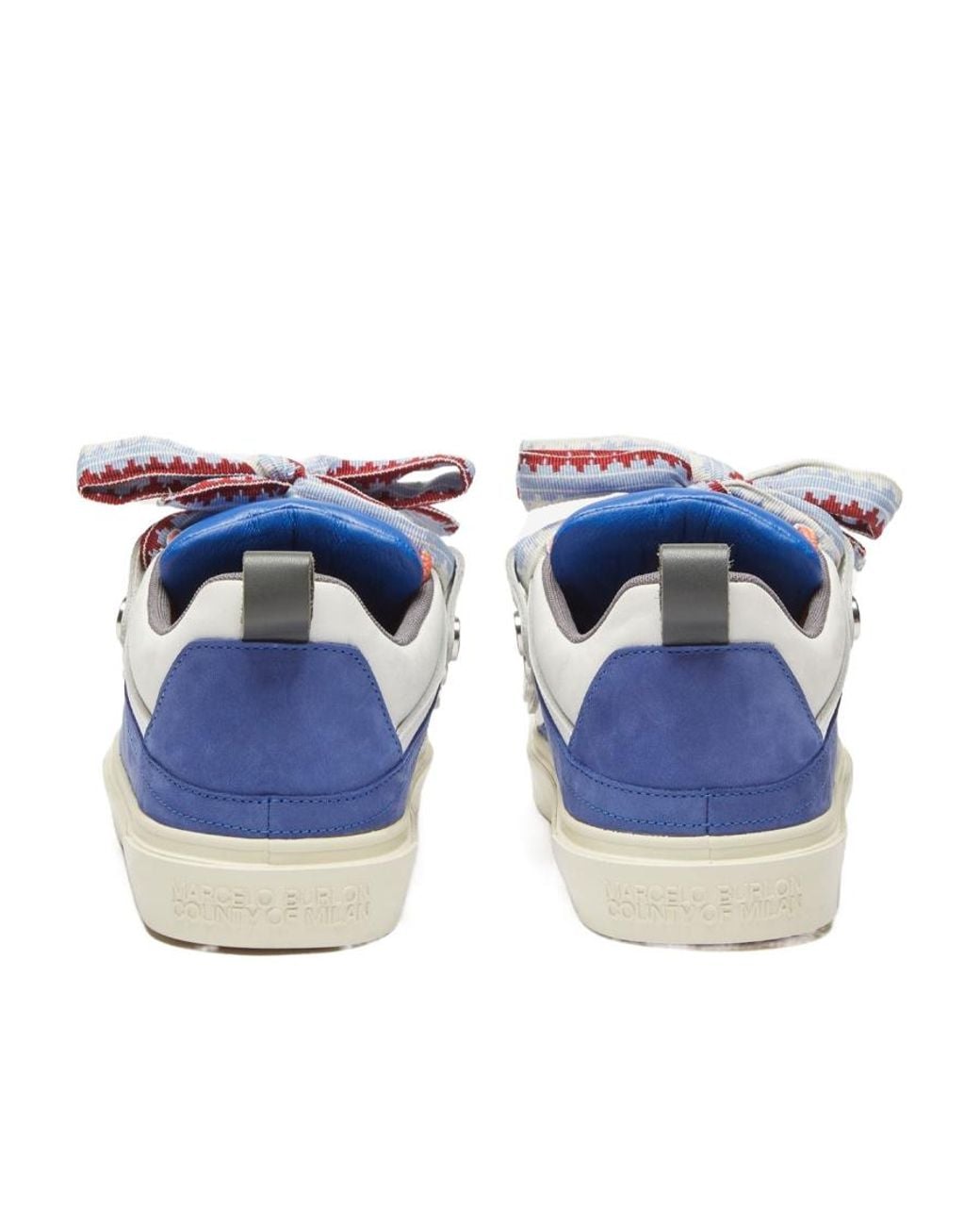 Marcelo Burlon Blue County Of Milan Color-Block Sneakers for men