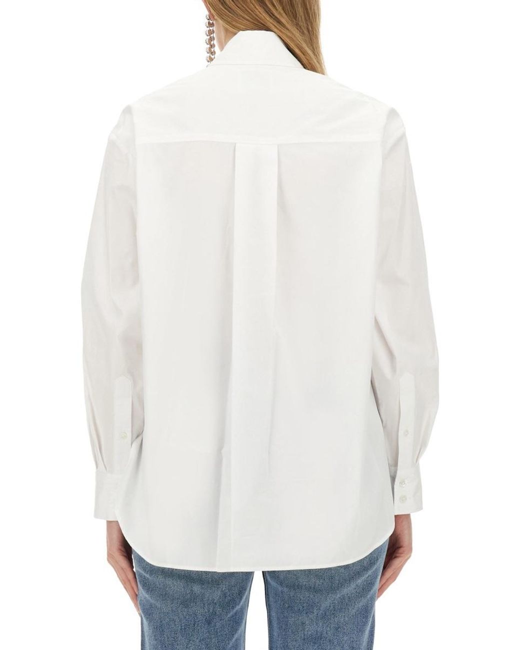 Isabel Marant White Fabriza Long-Sleeved Shirt