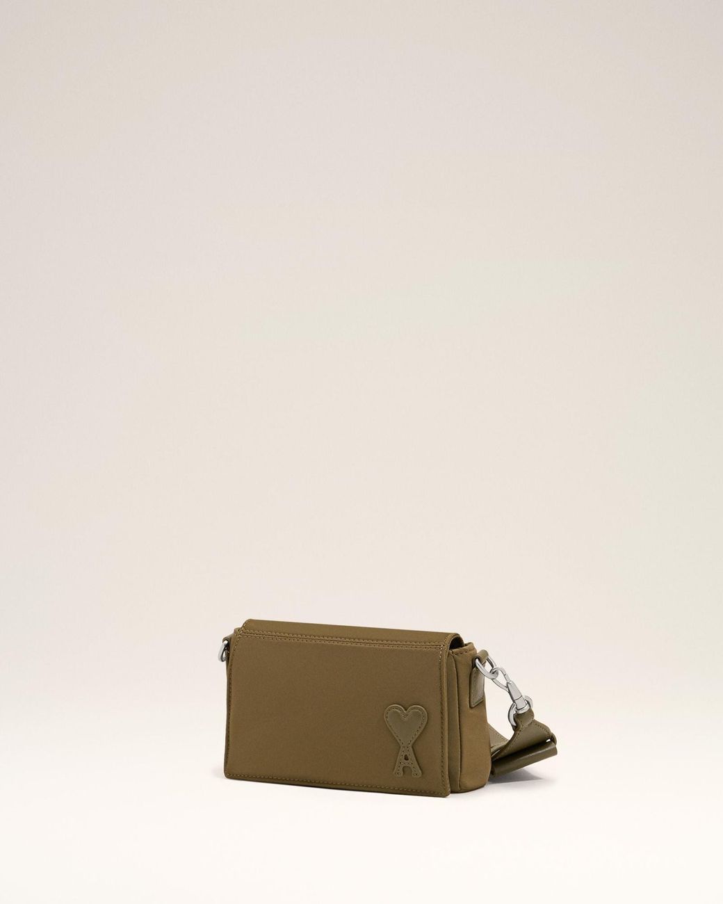 AMI White Nylon Marcel Lunch Box Bag for men