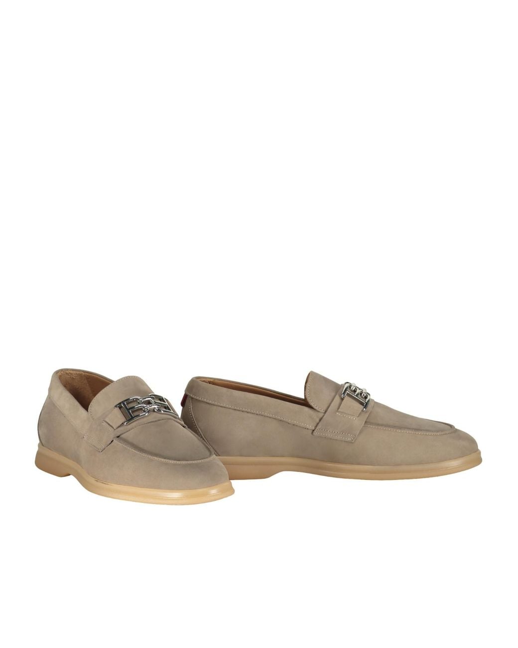 Bally Brown Round-Toe Loafers for men