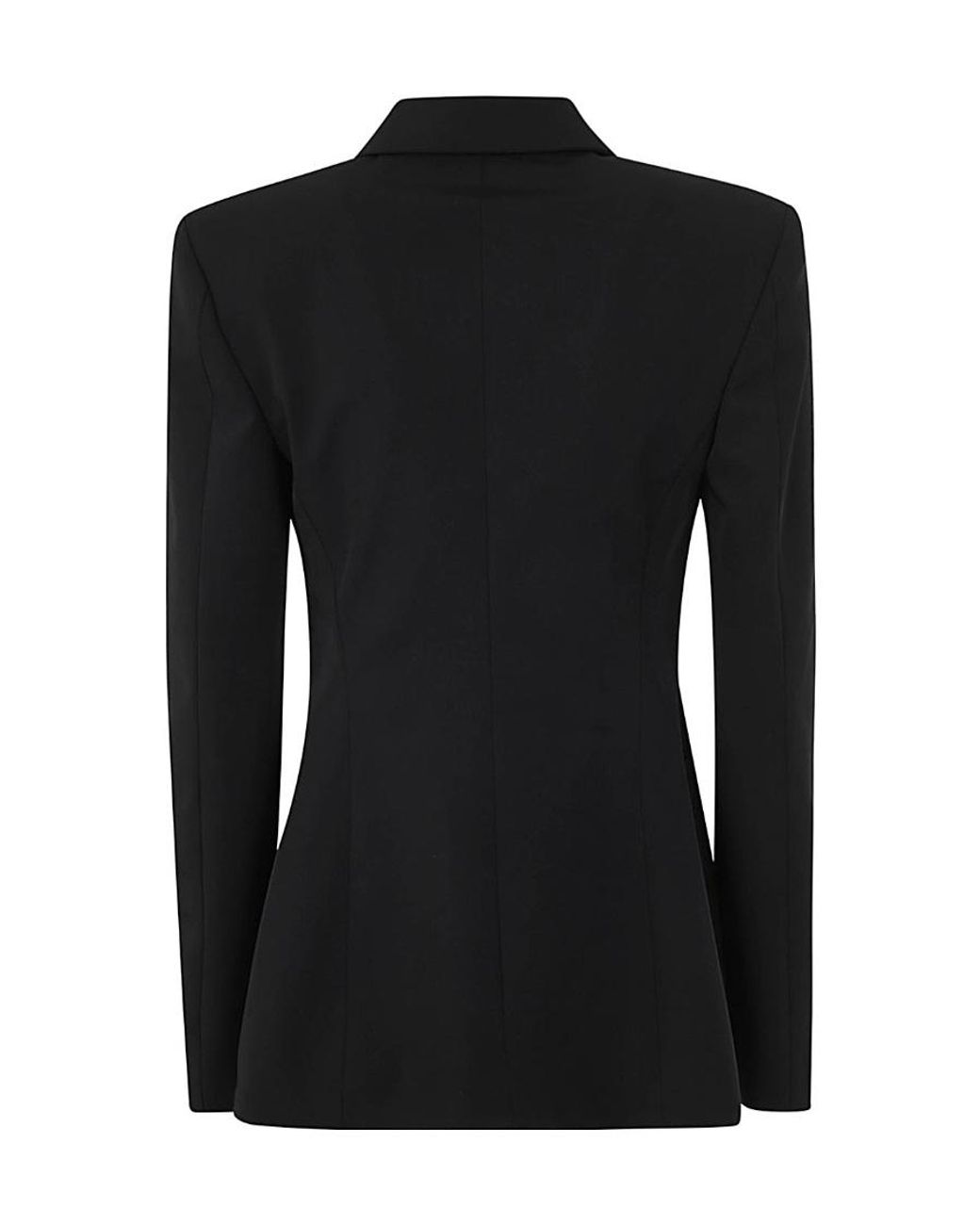 Blumarine Black Bow Detailed Single-Breasted Jacket