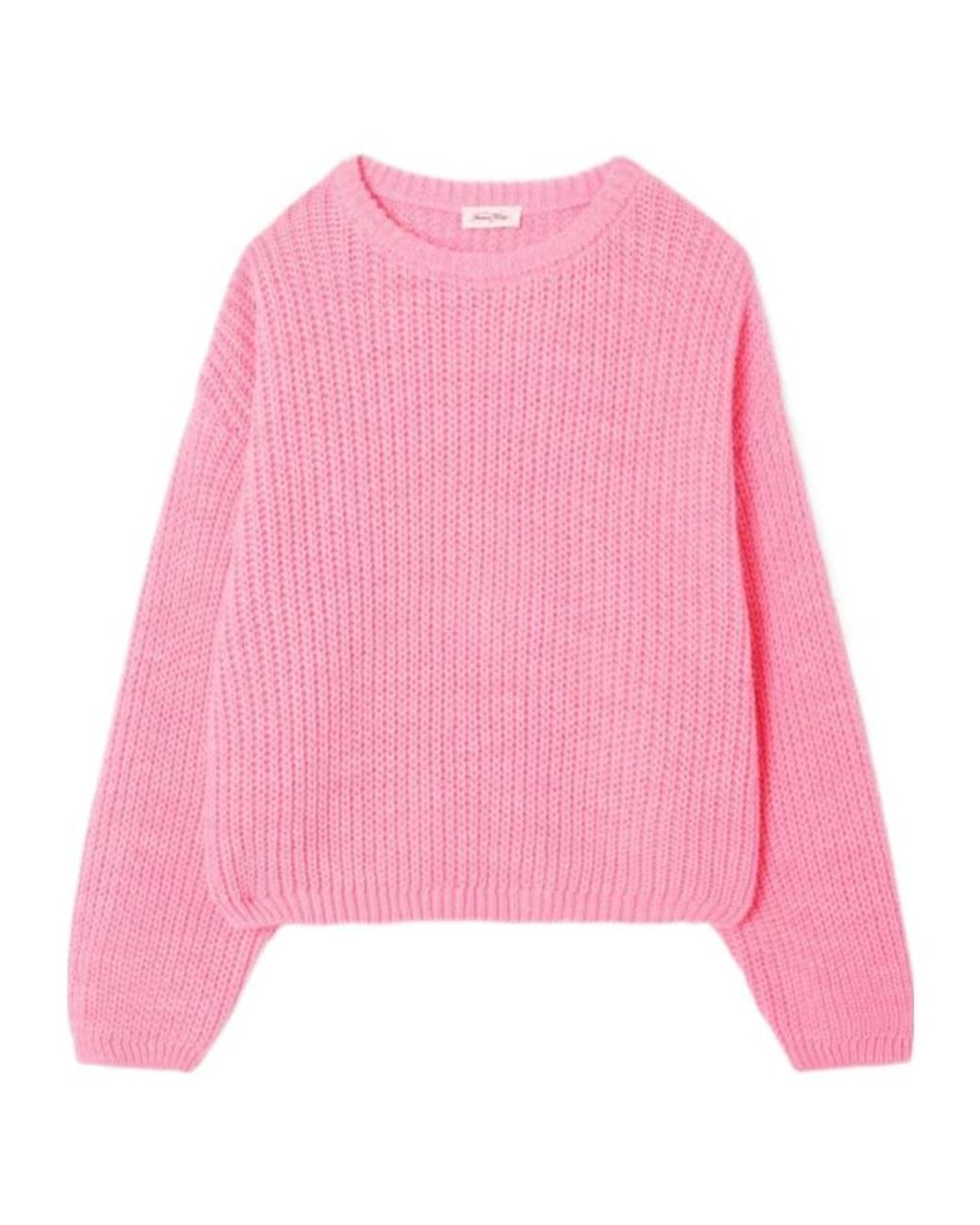 American Vintage Pink Cyrow Open-Knit Knitted Sweater