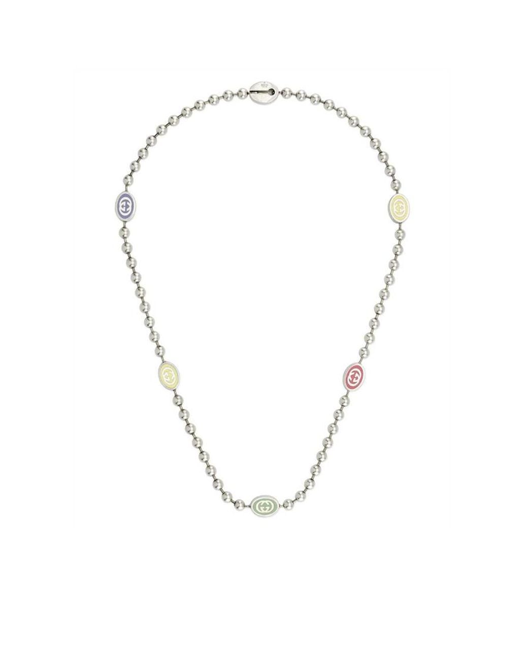 Gucci Metallic Chain Necklace