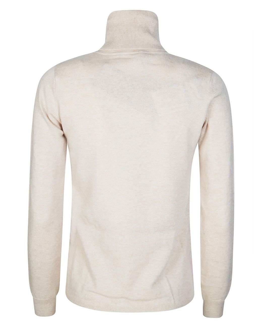 Max Mara White Studio Roll-Neck Knitted Jumper