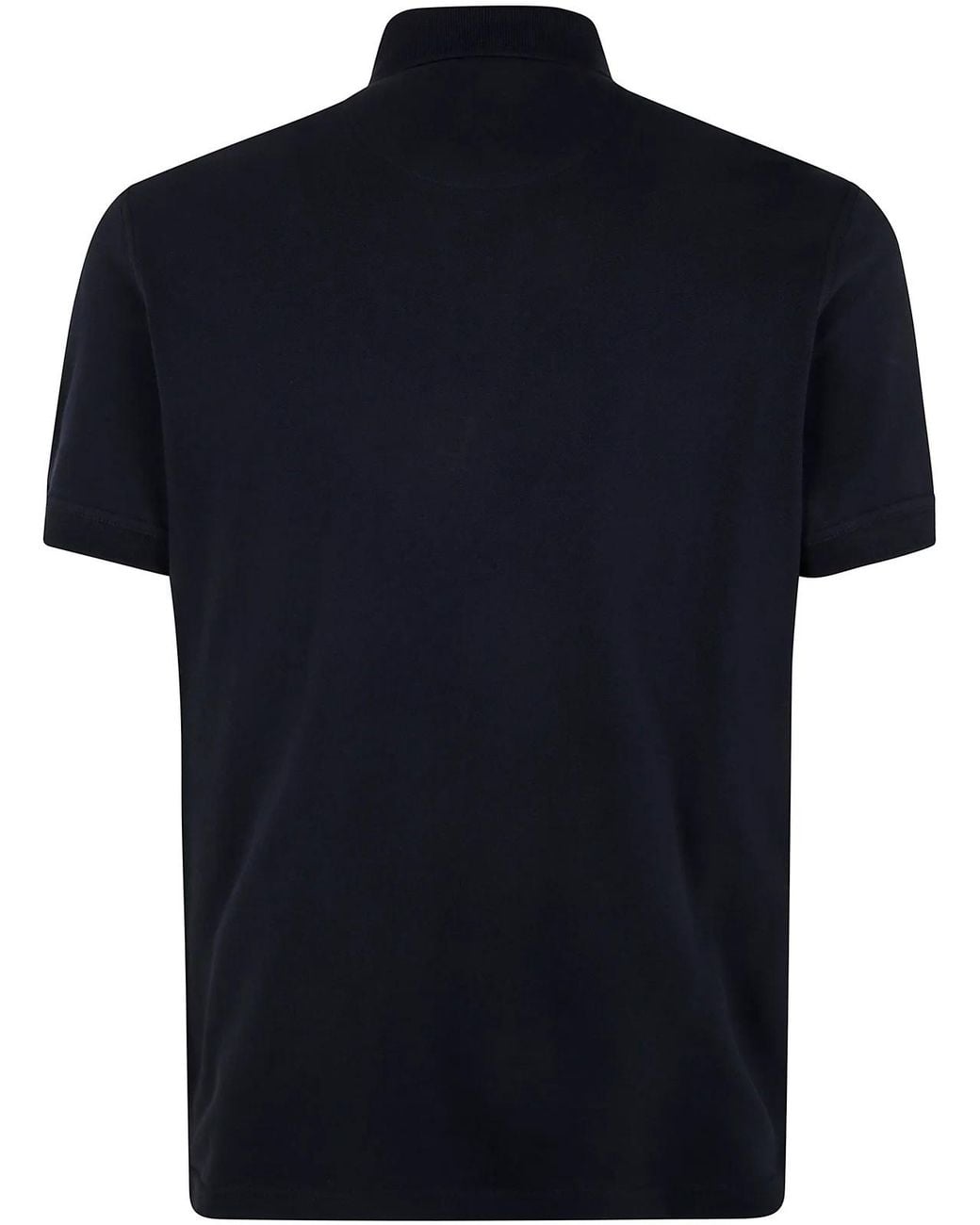 Barbour Black Checkered Polo Shirt